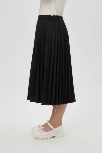 Юбка-гофре, черная — изображение 6