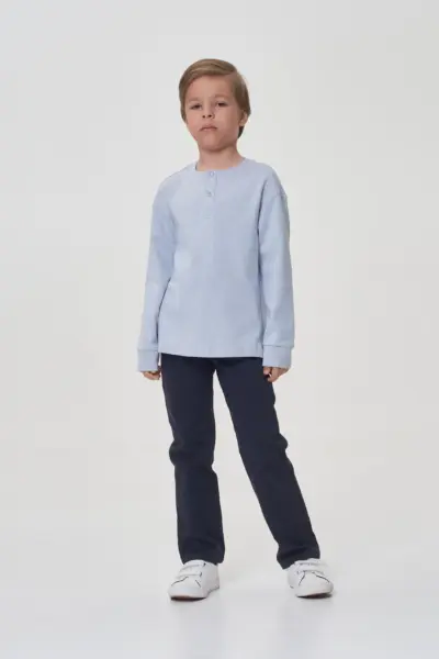 Лонгслив с застежкой на пуговицы — изображение 5