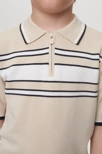 Поло вязаное на молнии — изображение 5