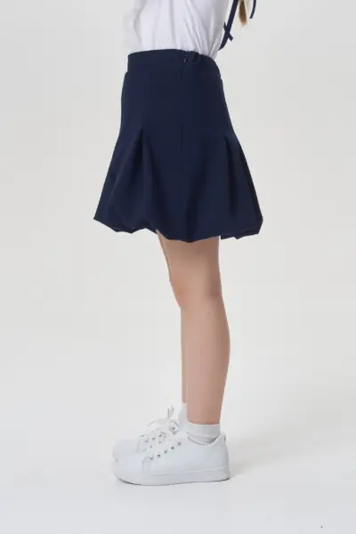 Юбка-балон из костюмной ткани — изображение 3