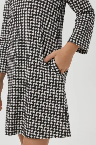 Платье из джерси пье-де-пуль — изображение 6