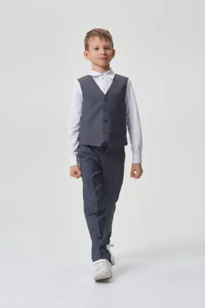 Жилет классический из костюмной ткани — изображение 4