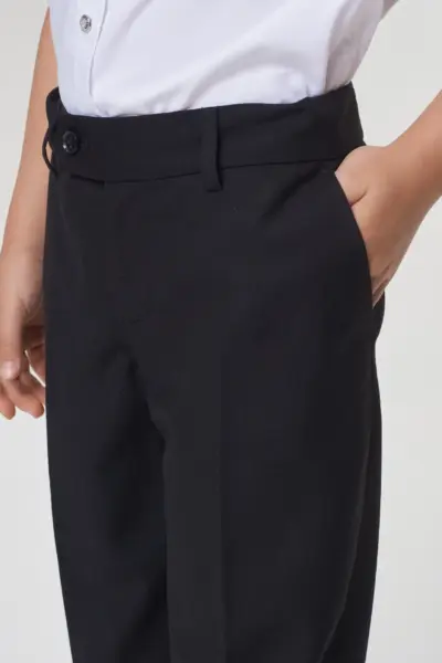 Брюки с низкой посадкой, черные — изображение 5