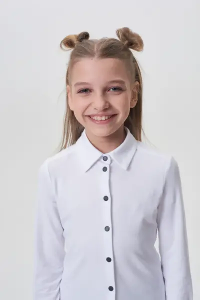 Блузка трикотажная на кнопках — изображение 4