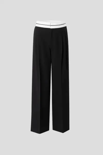 Брюки широкие с корсажным поясом — изображение 9