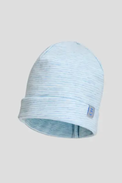 Комплект нарядный с принтом (комбинезон, слюнявчик и шапочка) — изображение 5