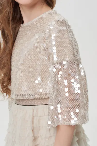 Топ нарядный с пайетками — изображение 8