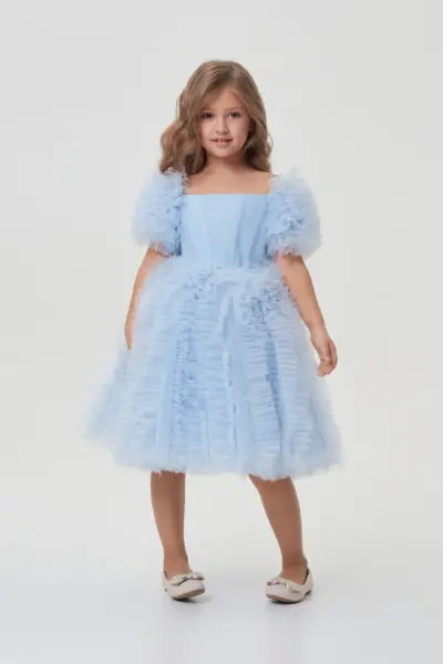 Платье нарядное с пышной юбкой — изображение 7