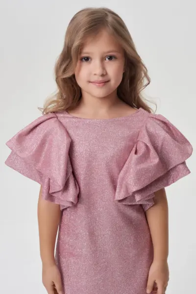 Платье трапеция с глиттером — изображение 4