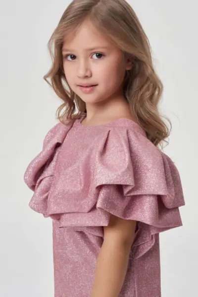 Платье трапеция с глиттером — изображение 5