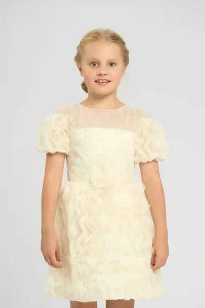 Платье нарядное с воланами — изображение 4