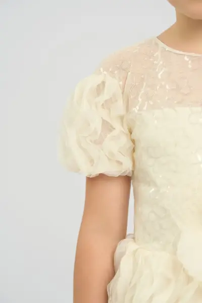 Платье нарядное с воланами — изображение 6