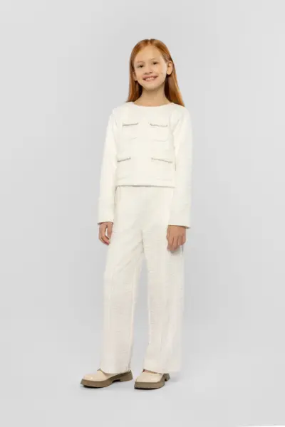 Жакет трикотажный с карманами — изображение 3