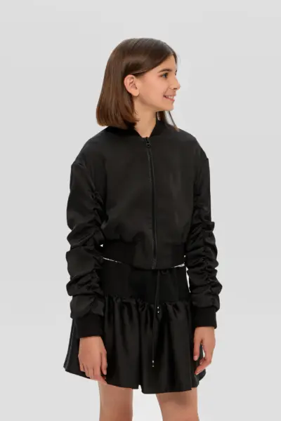 Жакет-бомбер укороченный — изображение 6