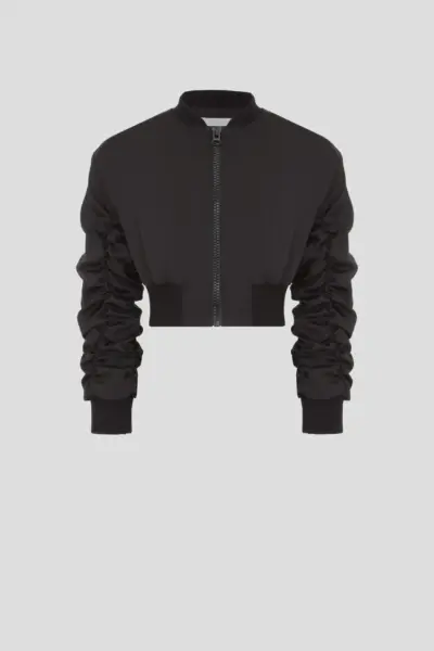 Жакет-бомбер укороченный — изображение 17