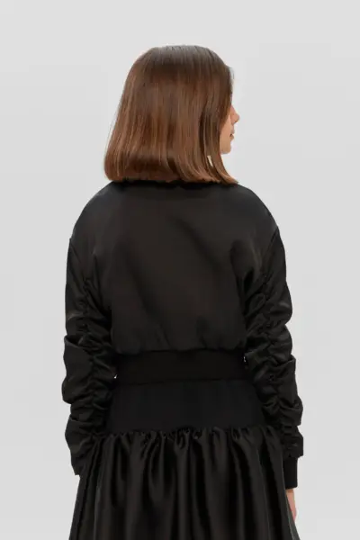 Жакет-бомбер укороченный — изображение 5