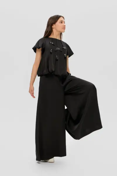 Юбка-брюки с высокой талией — изображение 7