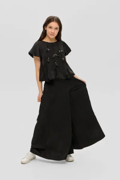 Юбка-брюки с высокой талией — изображение 6