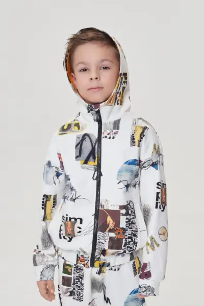 Костюм из футера (худи и брюки) — изображение 4