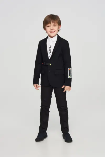 Пиджак нарядный из джерси с декором — изображение 4