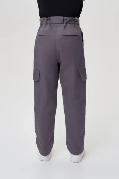 Брюки из твила с карманами — изображение 4