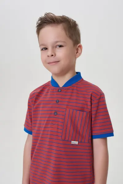 Футболка-поло трикотажная — изображение 4