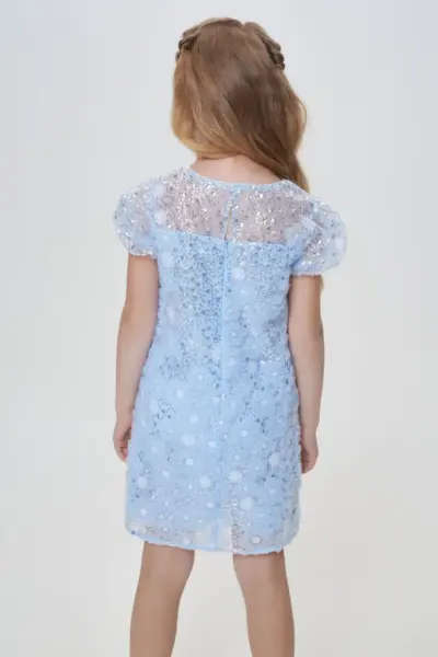 Платье нарядное с объемными вышивками — изображение 6