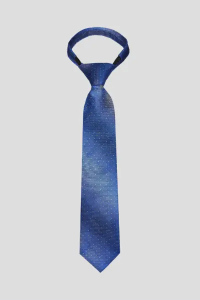 Галстук голубой