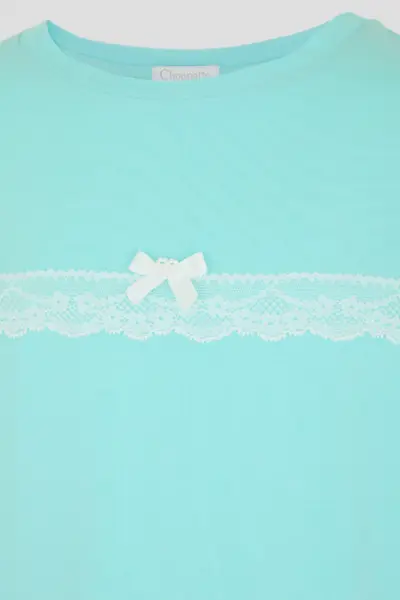 Пижама с кружевом (футболка, шорты) — изображение 16