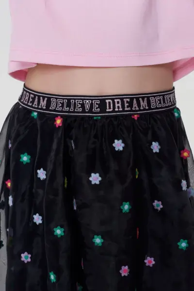 Юбка из органзы с вышивкой — изображение 6