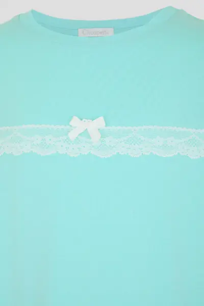 Пижама с кружевом (футболка, брюки) — изображение 19