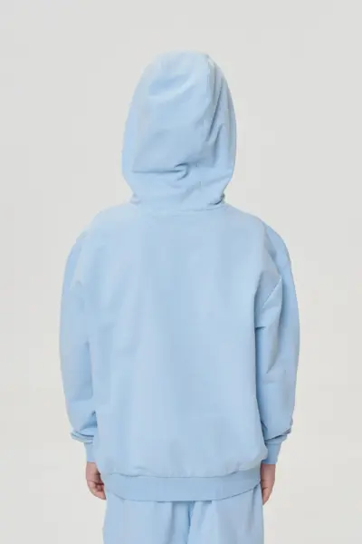 Джемпер-худи с принтом из футера — изображение 7