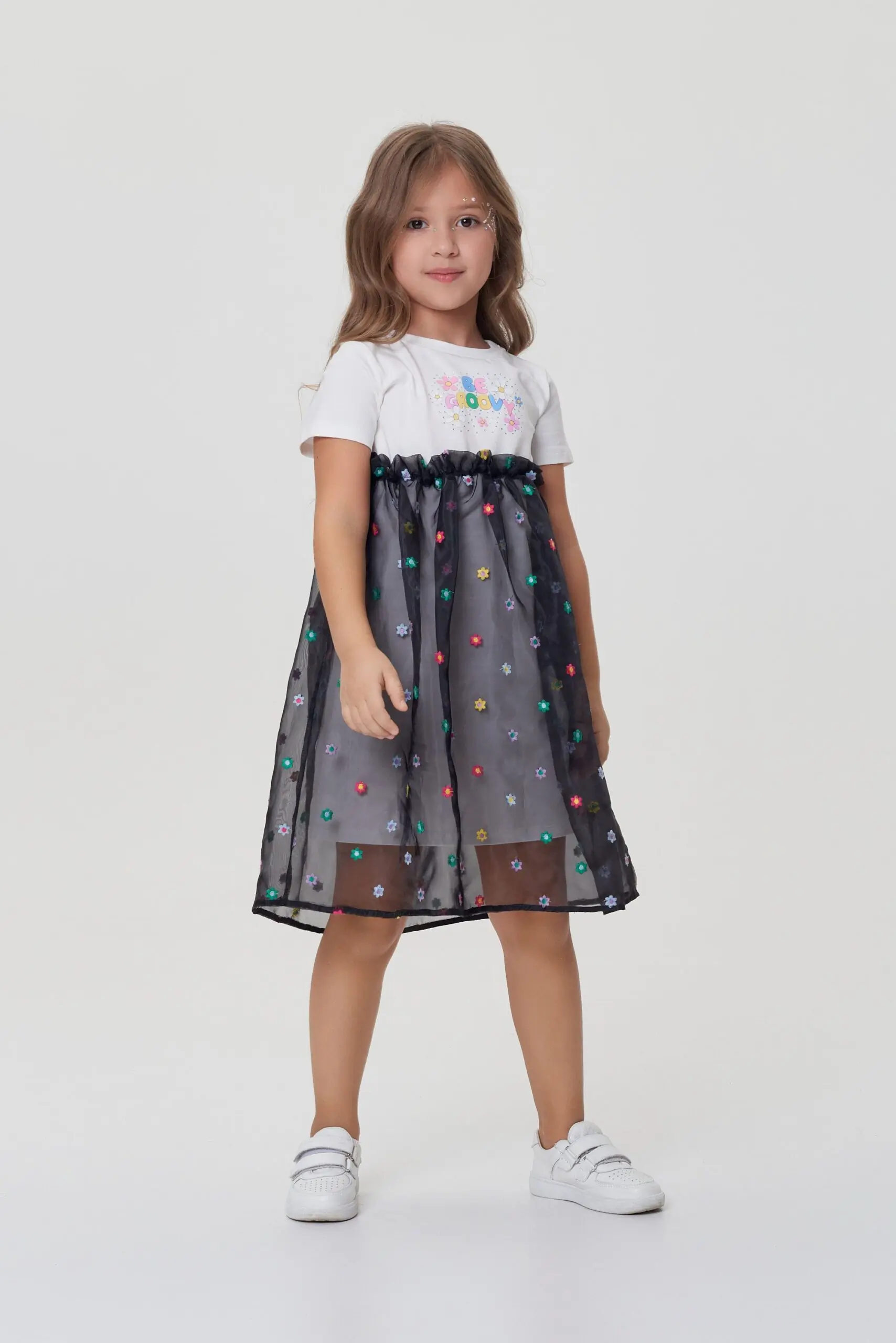 7rryxdsk30ngbgp7yvm6jfld34oy3huk Платье из трикотажа комбинированное — изображение 1