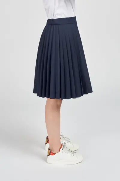 Юбка гофре с декоративной вставкой — изображение 3