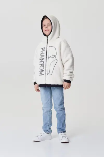 Куртка-бомбер из меха с декором — изображение 8