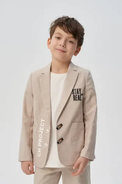 Пиджак нарядный с декорами — изображение 4