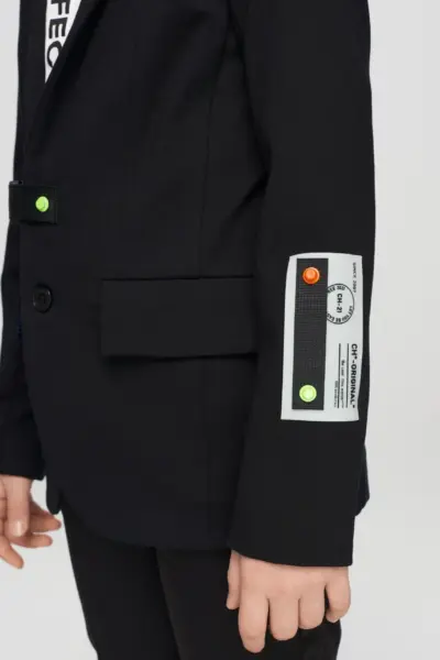 Пиджак нарядный из джерси с декором — изображение 6