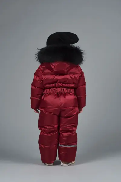 Комбинезон пуховой с меховой опушкой — изображение 5