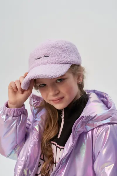 Бейсболка из меха с декором — изображение 4