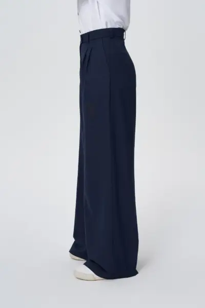 Брюки Палаццо, синие — изображение 3