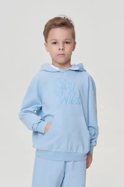 Джемпер-худи с принтом из футера — изображение 3