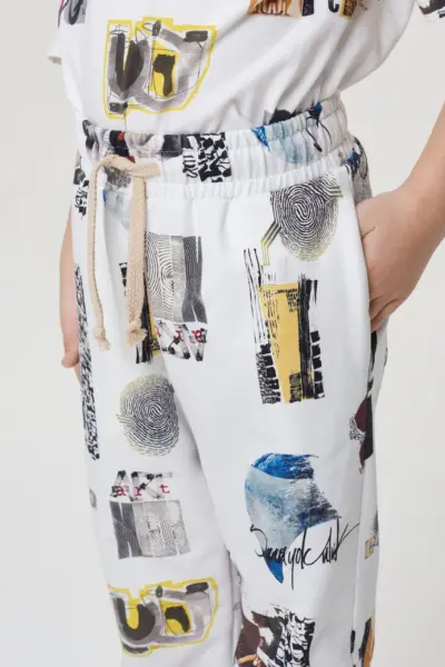 Костюм из футера (худи и брюки) — изображение 11