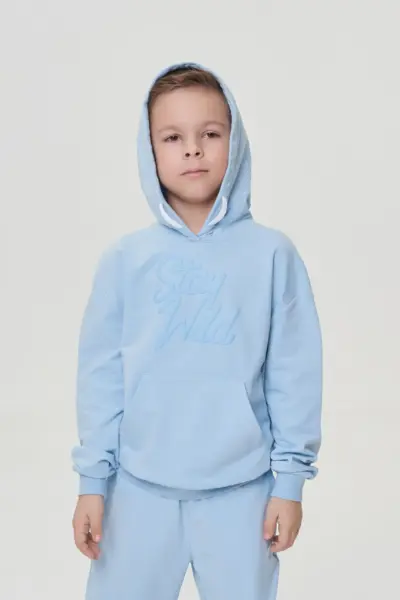 Джемпер-худи с принтом из футера — изображение 6