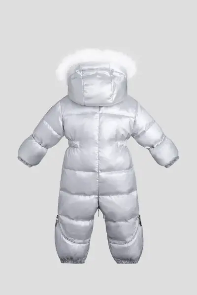 Конверт-комбинезон-трансформер с опушкой и шевроном — изображение 5