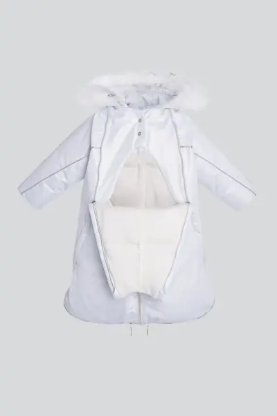 Конверт-комбинезон-трансформер с меховой опушкой — изображение 4