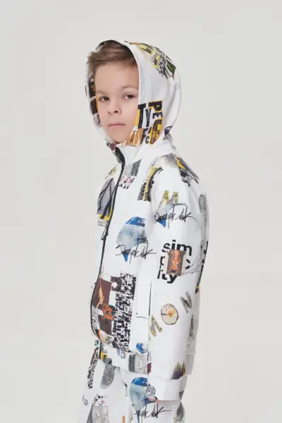 Костюм из футера (худи и брюки) — изображение 6