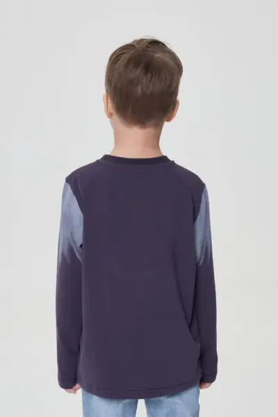 Лонгслив с принтом градиент — изображение 3