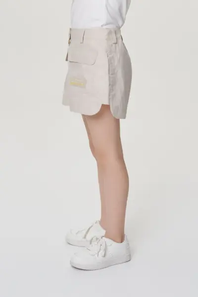 Шорты из твила с карманами — изображение 3