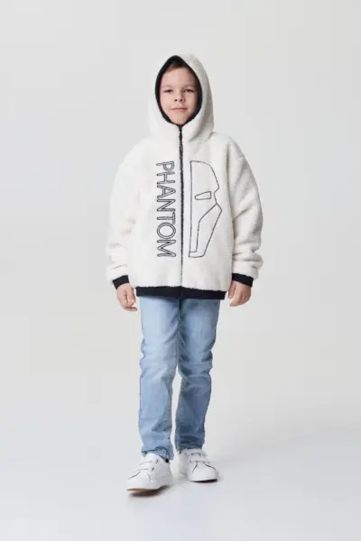 Куртка-бомбер из меха с декором — изображение 9