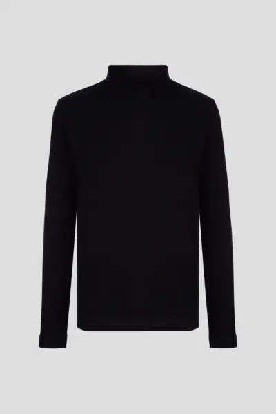 Водолазка из вискозного кашкорсе, синяя — изображение 7